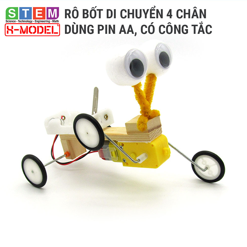 Đồ chơi sáng tạo STEM Robot lắp ráp bốn chân XMODEL ST4 Đồ chơi tự làm DIY - Do it Yourself - Giáo dục STEM