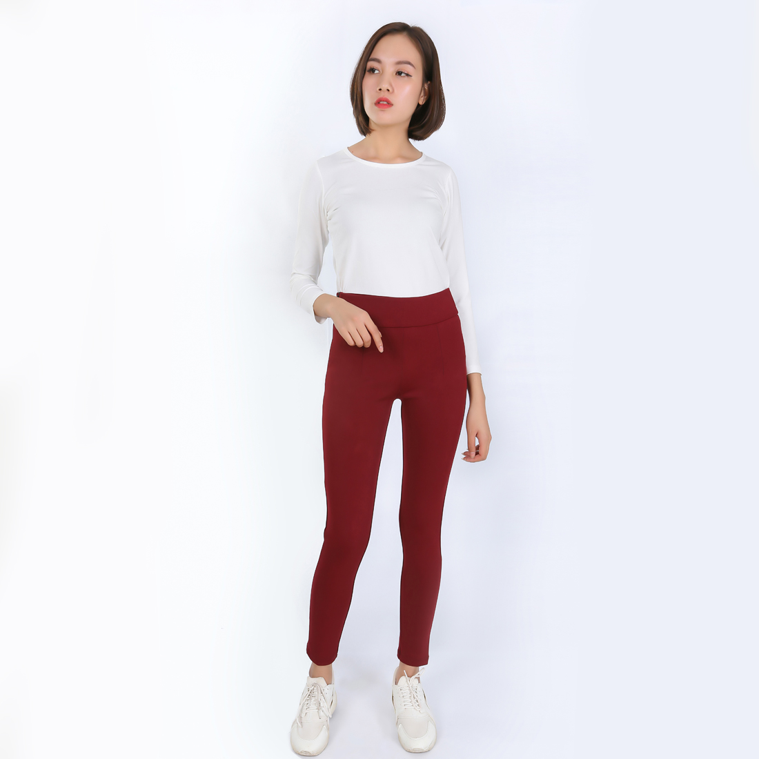 Quần Legging Nữ Cạp Cao - Quần Legging nữ cao cấp, cạp cao 7P, co giãn 4 chiều