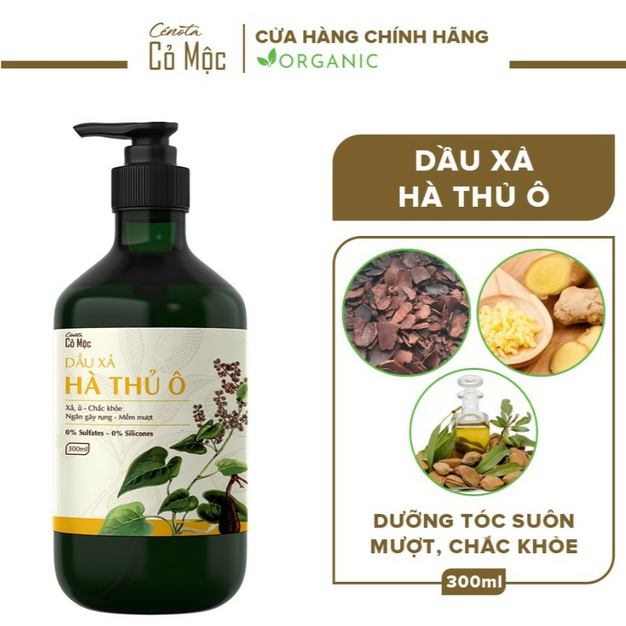 Dầu xả thảo dược hà thủ ô Cenota 300ml