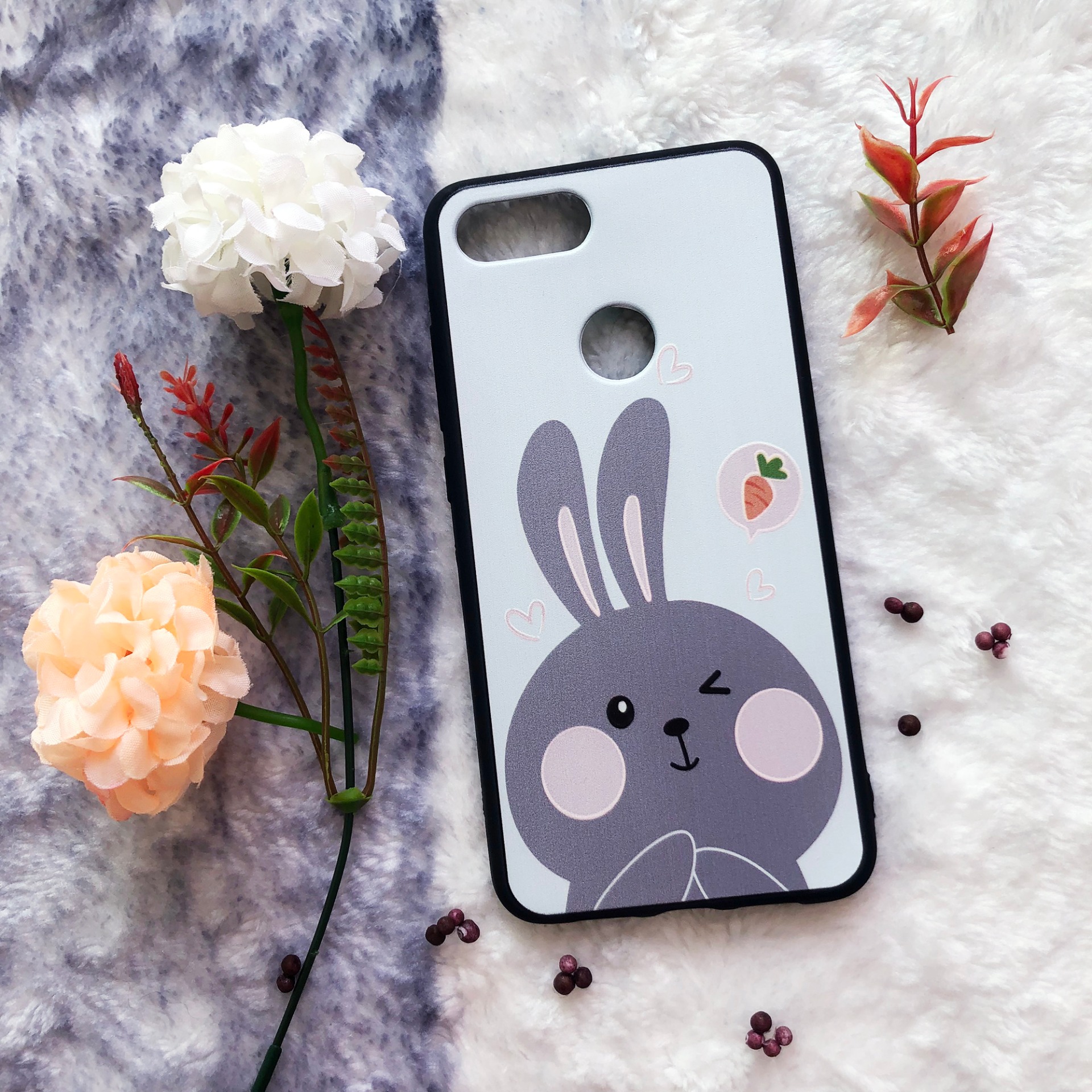 [Nhiều Mẫu] Ốp lưng dẻo Xiaomi Mi 8 Lite (Thân đen - in hình siêu cute)