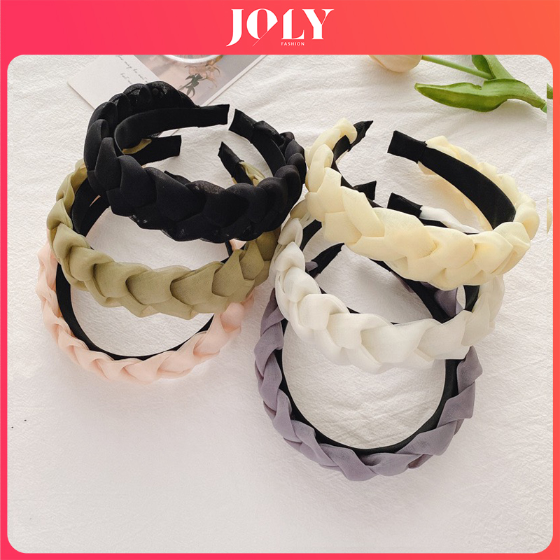 [25-29/5 Voucher 10%] Cài tóc Bờm tóc nữ dễ thương cute thắt bím phong cách Hàn quốc hot trend CT13 JOLY