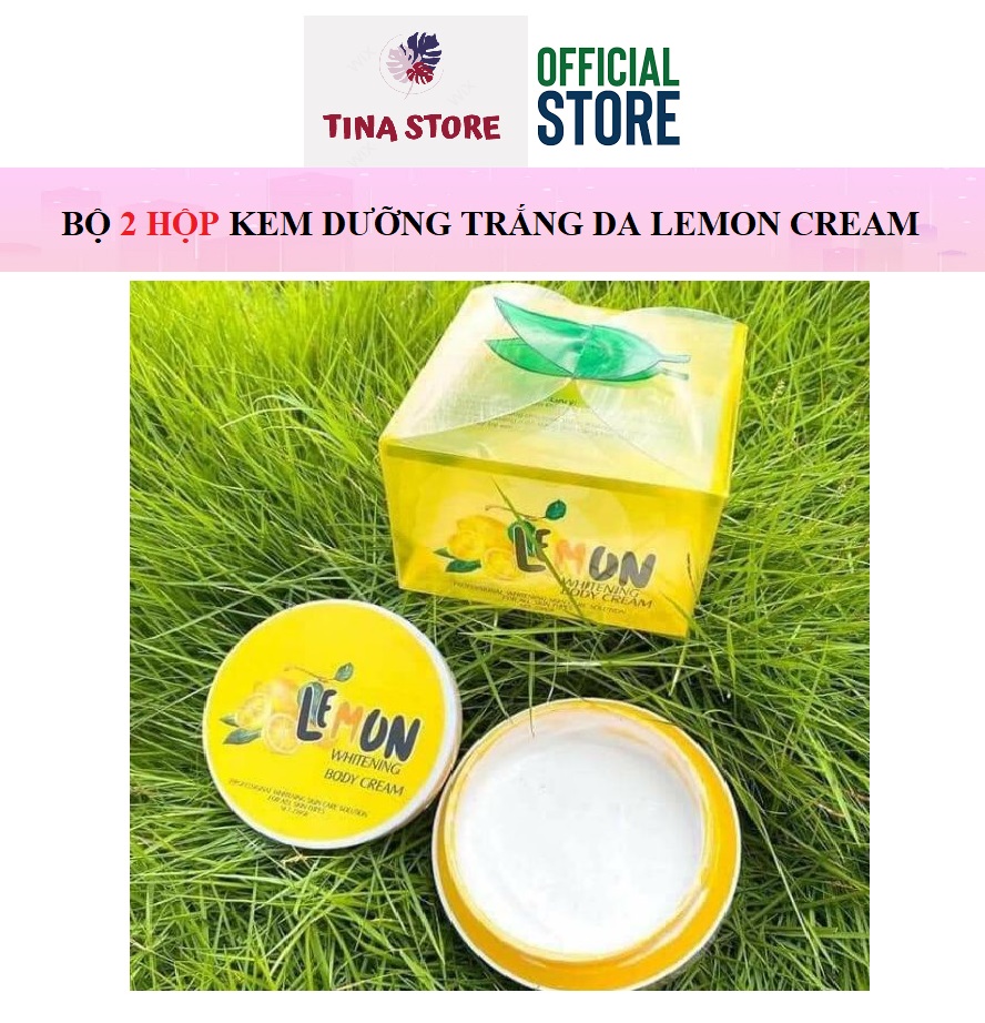 Bộ 2 Hộp Kem Dưỡng Body Lemon Chanh 250ml - Mẫu mới