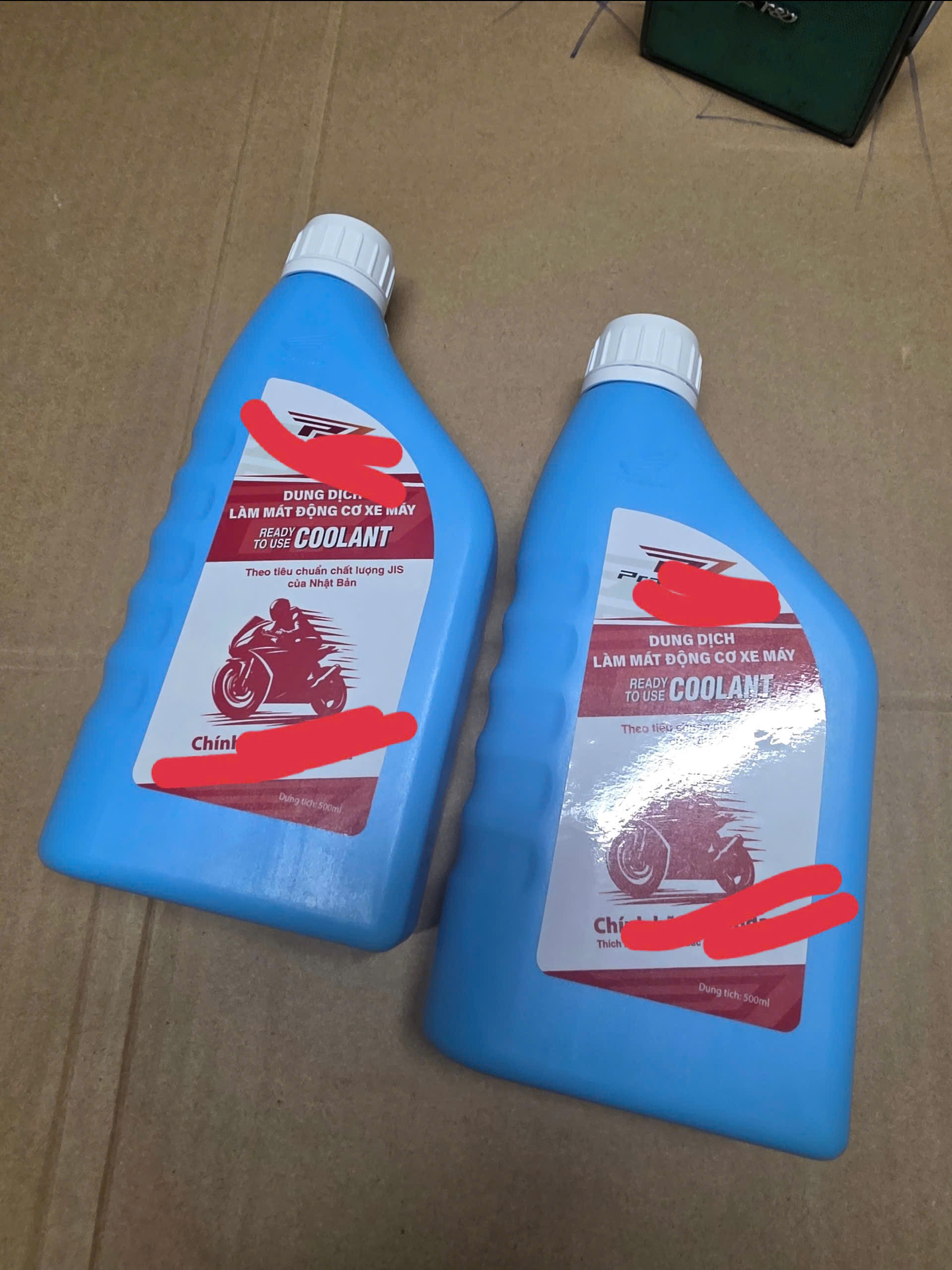 chai nước mát 0.5 ml chính hiệu