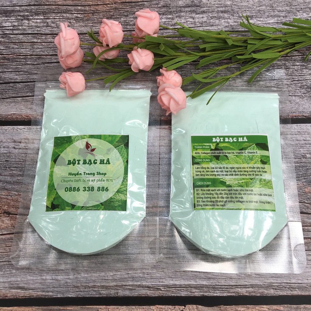 Bột mặt nạ bạc hà cao cấp loại 1 dành cho spa