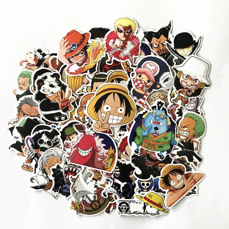 Decal dán tường trang trí các nhân vật hoạt hình sticker trong One Piece (Đảo Hải Tặc) - KAVISOTA