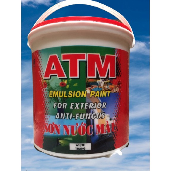 Sơn nước nội ngoại thất màu trắng ATM