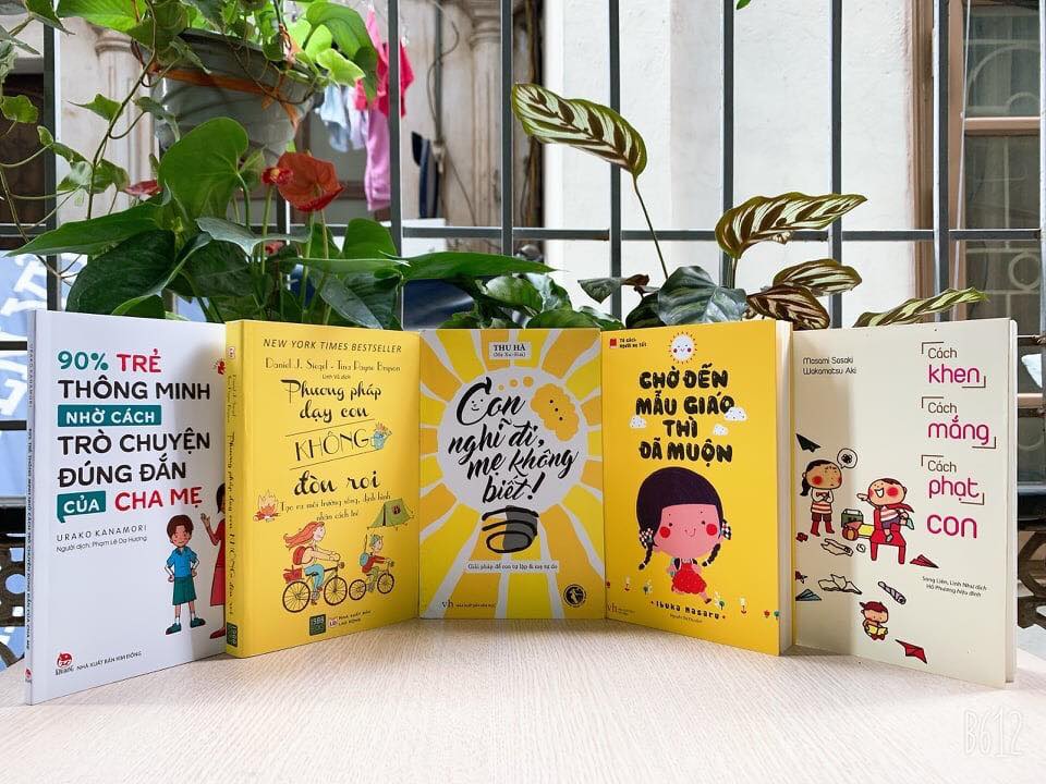 Combo 5q: 90% trẻ thông minh + Phương pháp dạy con không đòn roi + Con nghĩ đi + Chờ đến mẫu giáo + Cách khen, mắng phạt con