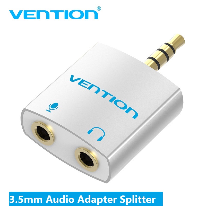 Đầu Chia Jack audio cổng âm thanh 3.5mm từ 1 ra 2 cổng Vention BDBW0