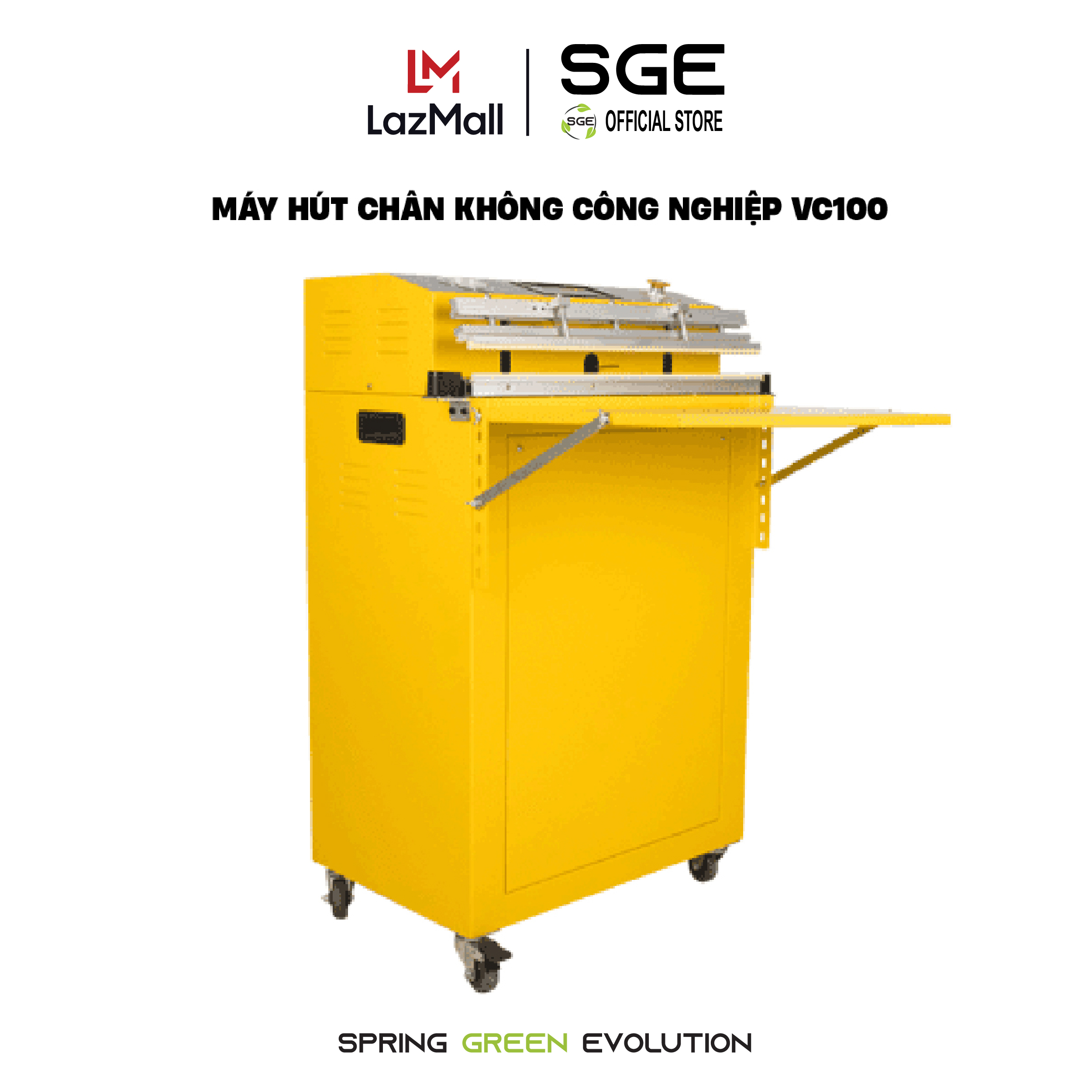 Máy Hút Chân Không Công Nghiệp SGE VC100-60 / VC100-80 Hàn Hút Tự Động Tốc Độ Cao Đường Hàn 60cm - Tặng Phụ Kiện Túi Hút Chân Không