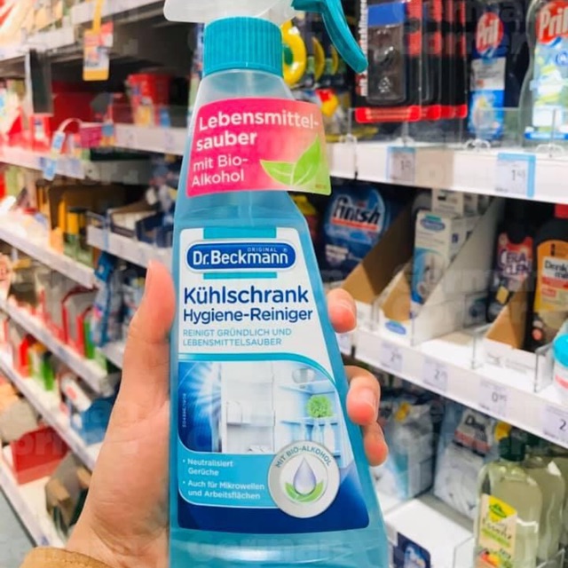 Xịt vệ sinh tủ lạnh DR.BECKMANN ĐỨC - German Corner Hàng Đức Nội Địa