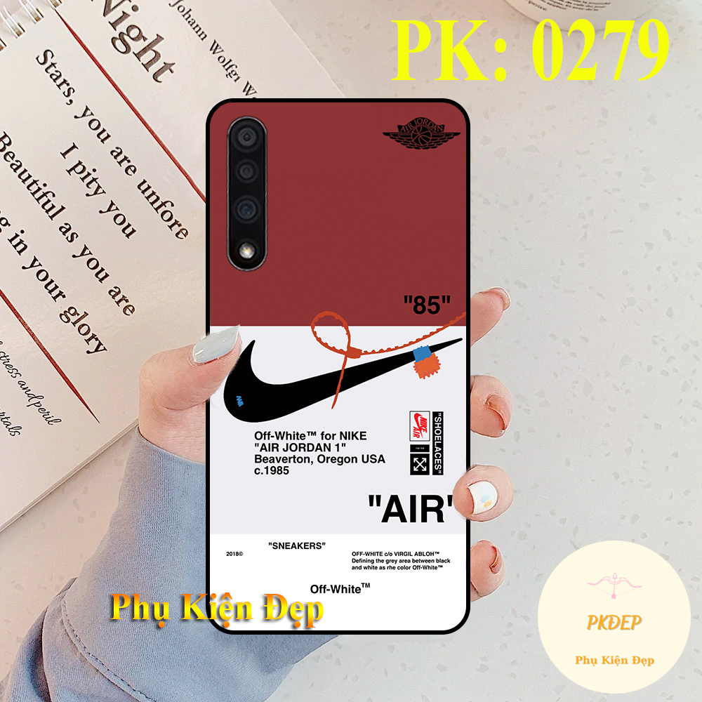 Ốp lưng Vsmart Live 1 dẻo đen in hình họa tiết Ni_ke