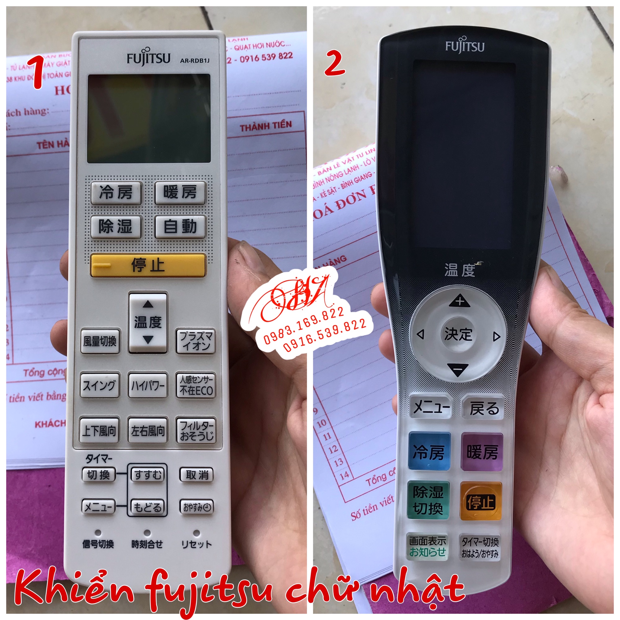 Khiển điều hoà fujitsu nhật (tốt) Vật tư điện lạnh hùng anh