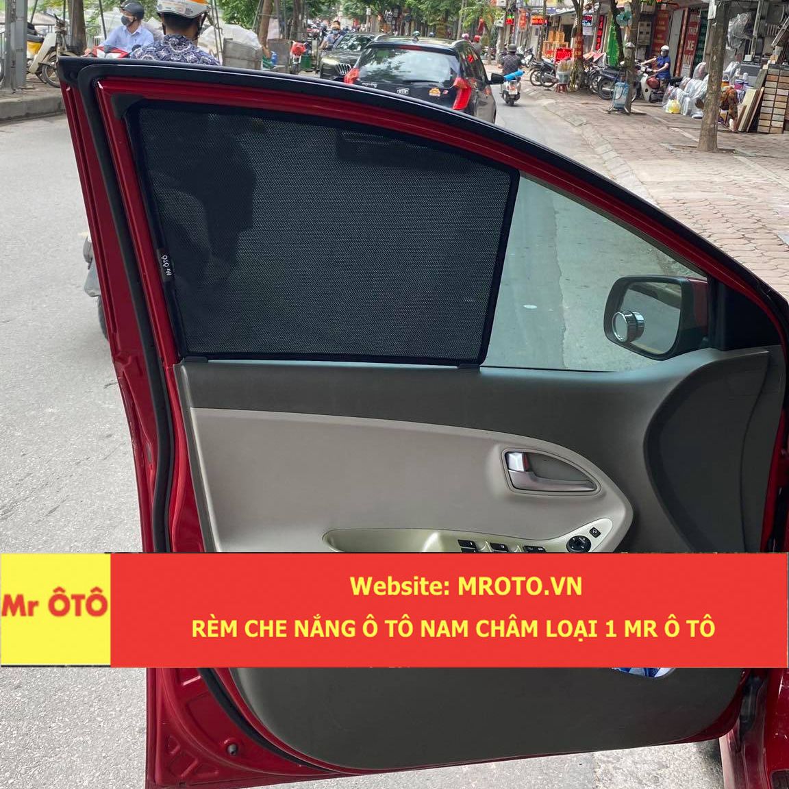 Rèm Che Nắng Xe Kia Morning 2011-2020 Mr OTO Loại 1 Tấm che nắng xe oto
