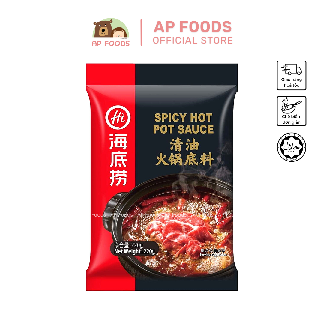 Cốt lẩu haidilao - lẩu cay mala 220g