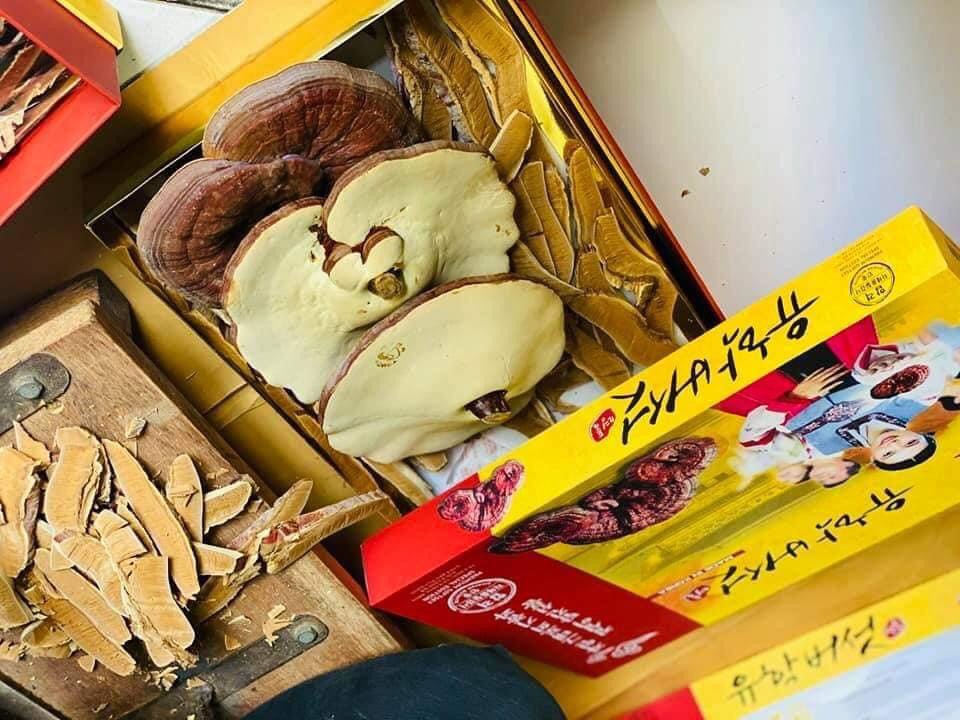 NẤM LINH CHI HỘP CÔ GÁI - 1kg/hộp