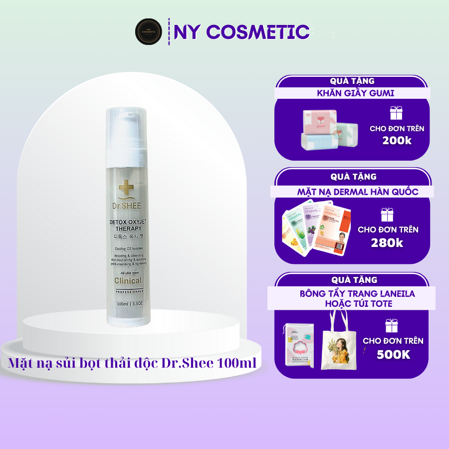 MẶT NẠ THẢI ĐỘC DETOX OXIJET THERAPY (DRSHEE)