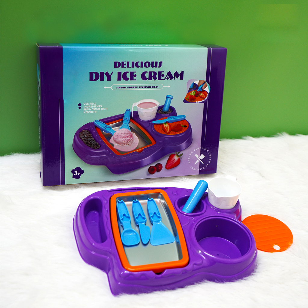 Máy Làm Kem Mini Đồ Chơi Kem Chiên Tự Làm Tại Nhà - Cùng Con Tạo Ra Nhiều Món Ăn Thú Vị Trong Nắng Hè Dụng Cụ Stem Diy