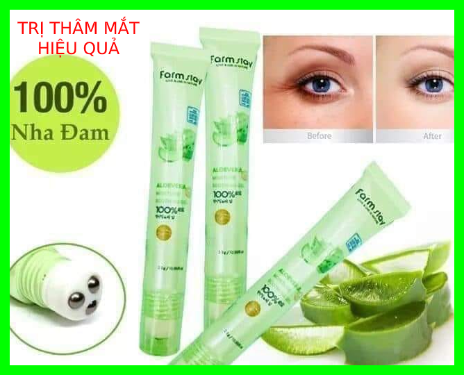 Lăn xóa thâm mắt Nha đam Hiệu quả - Giảm thâm quần mắt