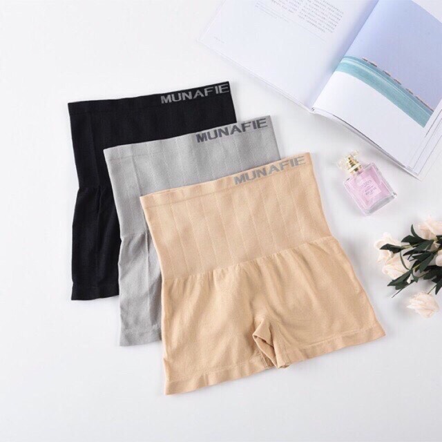 Quần đùi mặc váy ghen bụng munafie đựng túi zip