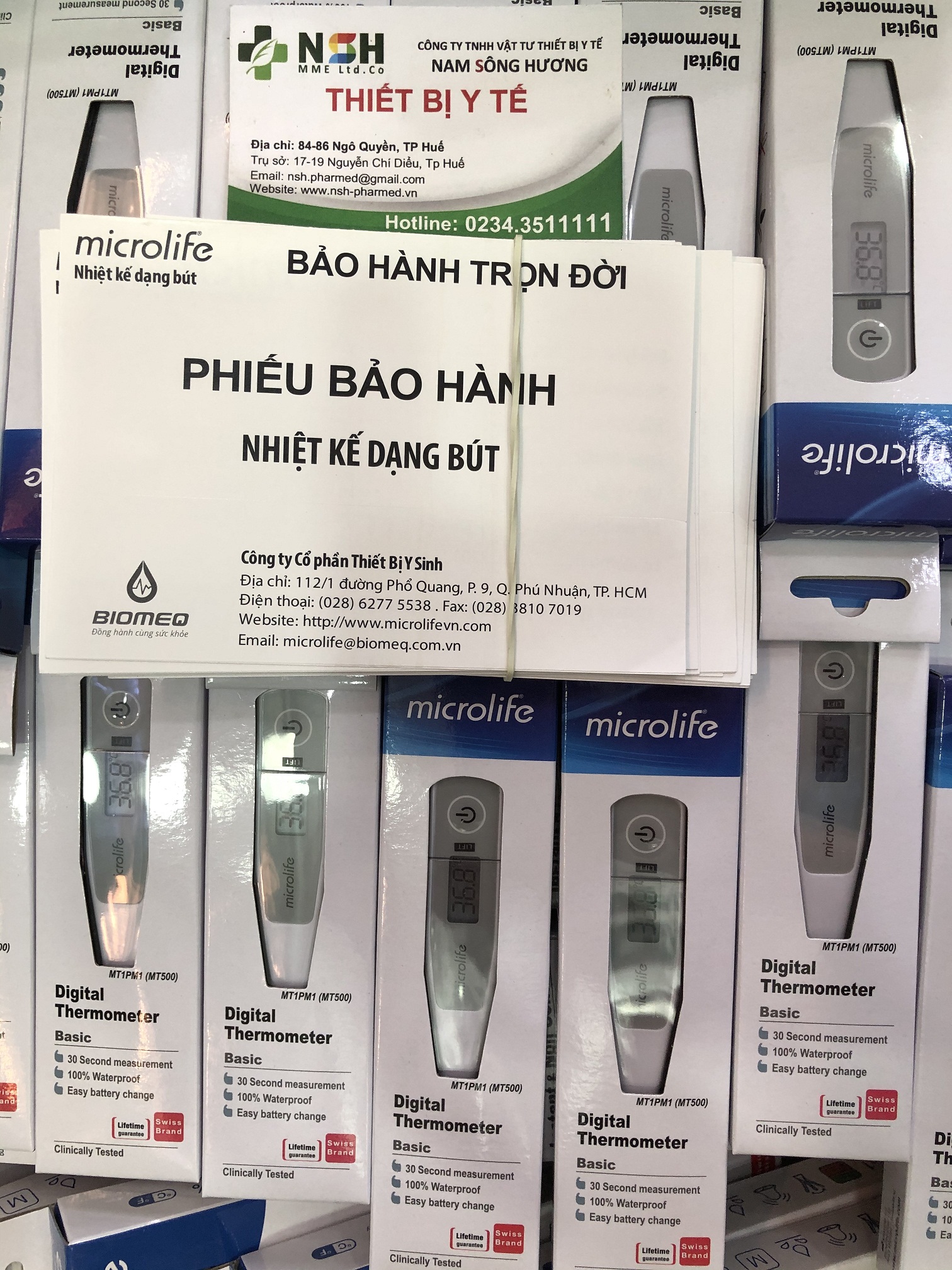 [HÀNG HÃNG BẢO HÀNH TRỌN ĐỜI] Nhiệt kế điện tử dạng bút đo theo dõi thân nhiệt nhiệt kế điện tử kẹp nách MT500 MICROLIFE THUỴ SĨ