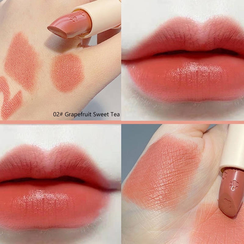 Son Môi Gấu Trúc Dưỡng Ẩm Chống Nước Lâu Trôi