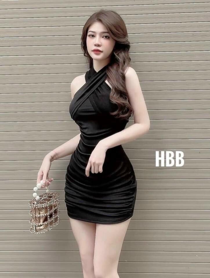 Body chéo cổ nhún sườn chất thun lụa mềm mịn 40-57kg