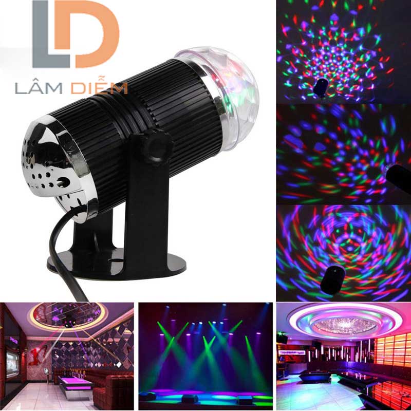 Đèn sân khấu  hình ống Led Mini Stage Light xoay tự động  CQ1-CQ7