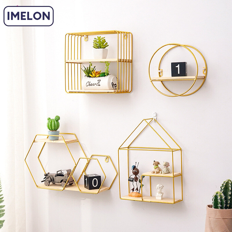 IMELON quả tặng miễn phí TOÀN CỬA HÀNG Giá Treo Tường  , Giỏ Sắt Treo Tường Phòng Tắm Phòng Khách Giá Treo Tường Nhà Bếpkệ đựng đồ đa năng