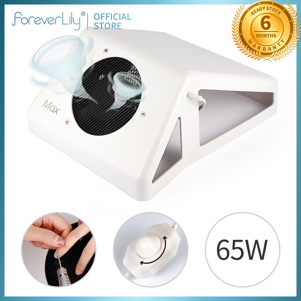 65W Strong Adjustable Speed Collector For Nail Dust Fan Vacuum Cleaner For Manicure Tool Vacuum Cleaner Nail Art Salon Equipment