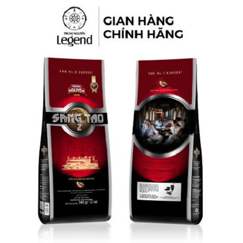 Combo 2 bịch cà phê rang xay sáng tạo 2 - trung nguyên legend - 340gr