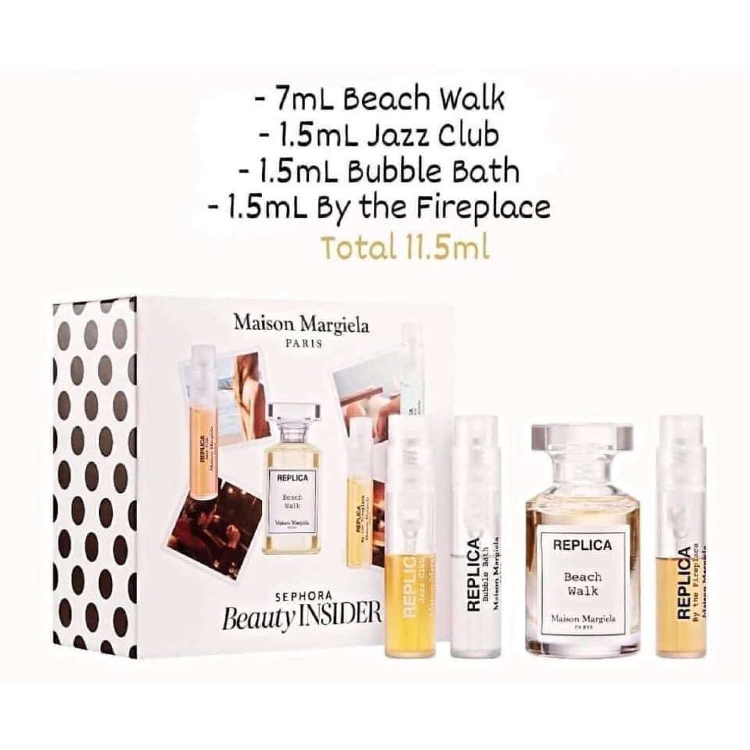 Set Nước Hoa Replica Beach walk 7ml Mini 4 món