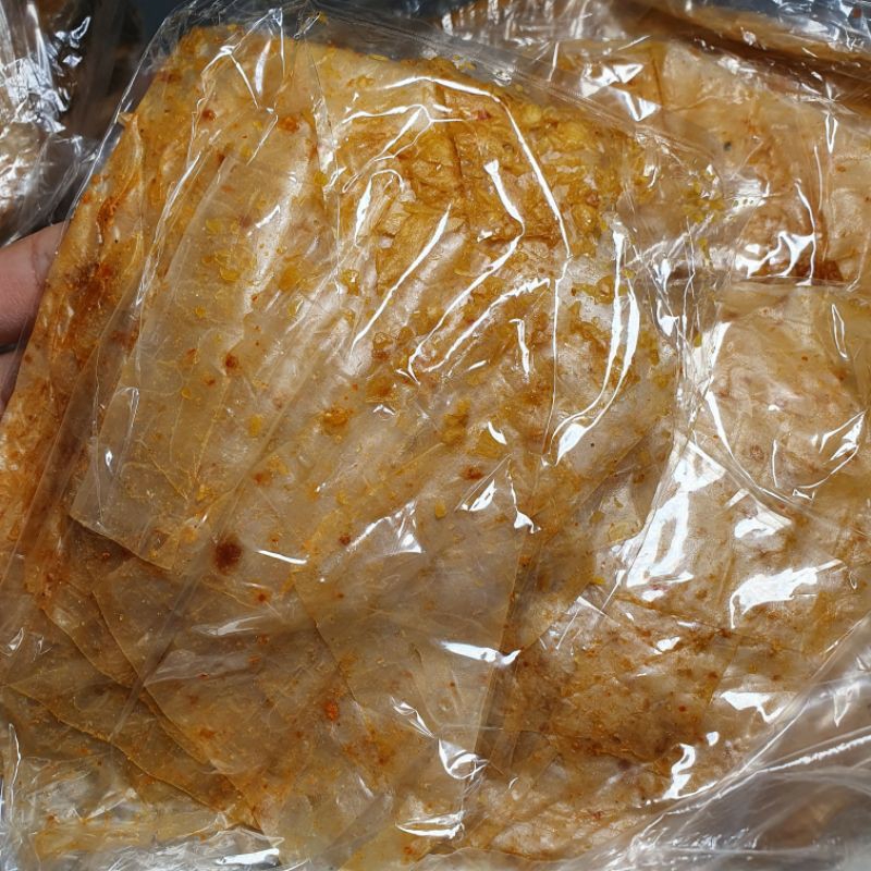 Bánh tráng muối nhuyễn tỏi siêu ngon