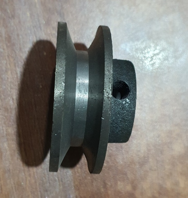 PULY gang 1 rãnh chuyên dùng dây curoa bản B đường kính ngoài 60mm, đường kính trục 14mm
