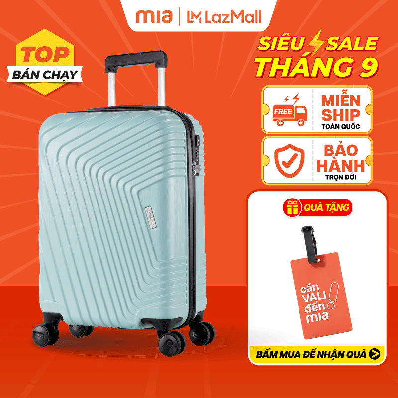 [GIÁ SỐC] Vali Kéo MIAvn Du Lịch Larita MONZA - Size S 20inch, Nhựa ABS Cứng Cáp Bền Bỉ, Khoá TSA, Bảo Hành Trọn Đời
