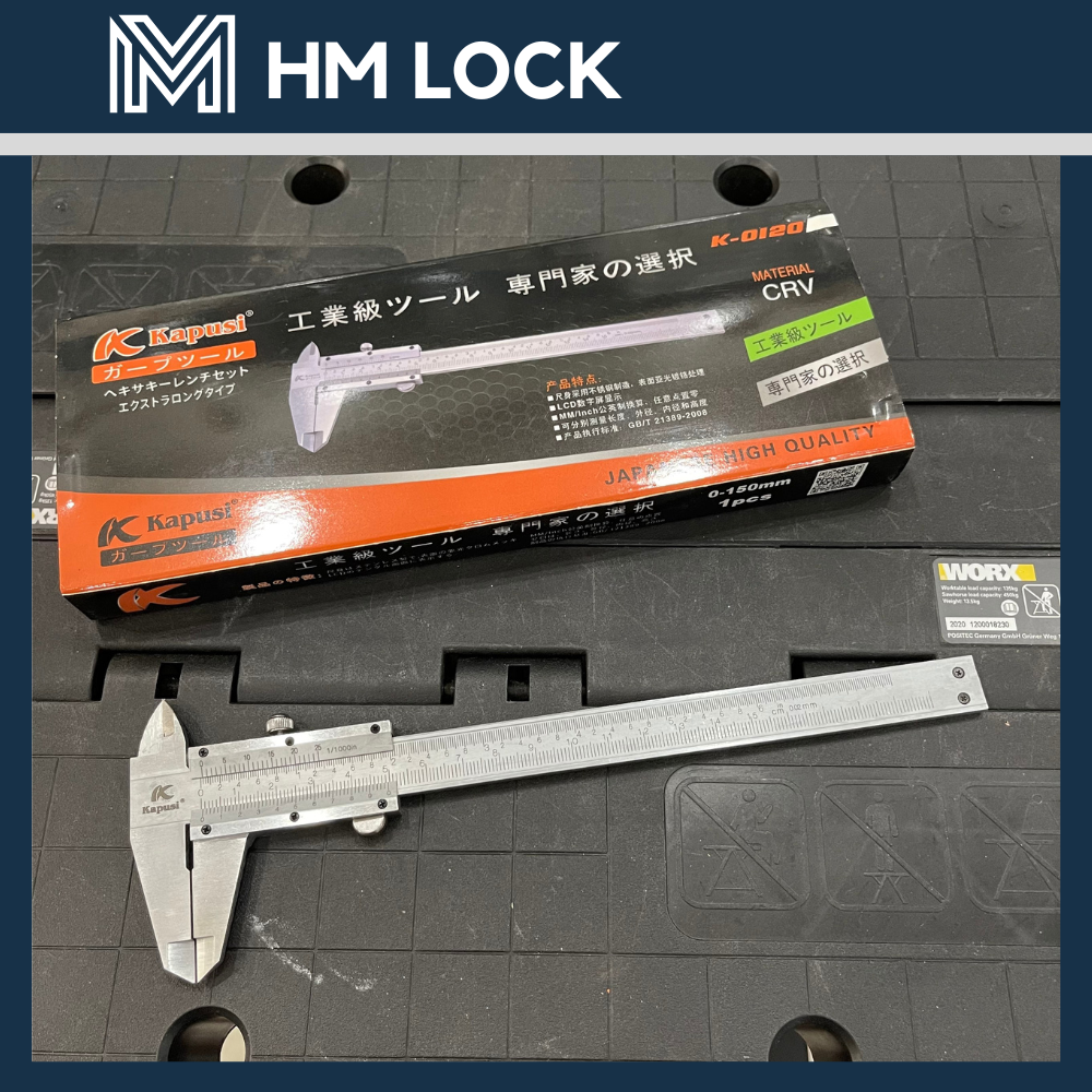 [NEW] THƯỚC KẸP CƠ KHÍ 150, 200MM KAPUSI JAPAN - THÉP CARBON SIÊU CỨNG, KHÔNG GỈ - HÀNG CHÍNH HÃNG - HM LOCK