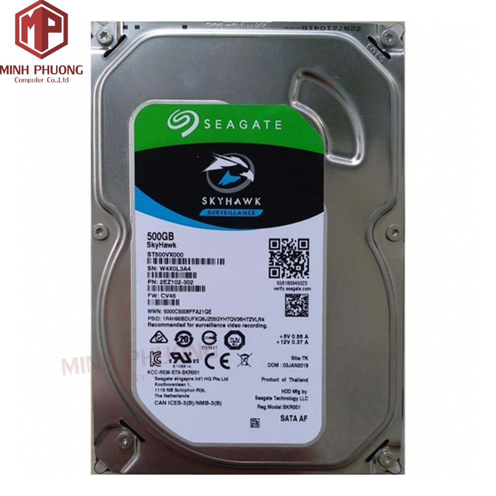 Ổ cứng gắn trong seagate 500gb sata 3 bh 24 tháng