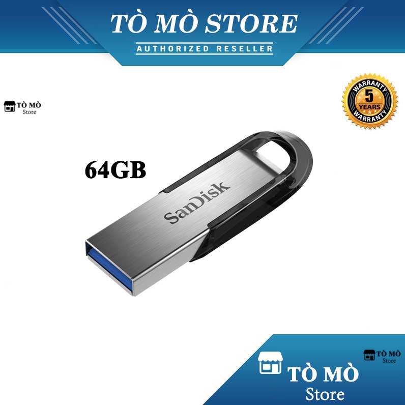 Usb 3.1 sandisk cz73 ultra flair 64gb 150mb/s - bảo hành 5 năm