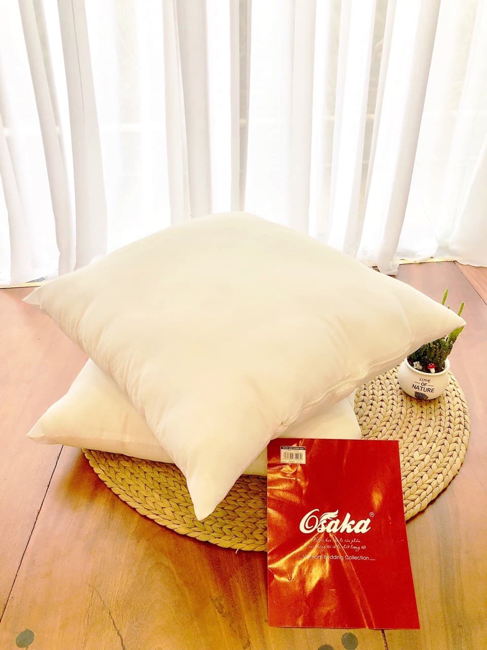 Ruột gối tựa vuông loại đẹp 60 x 60cm