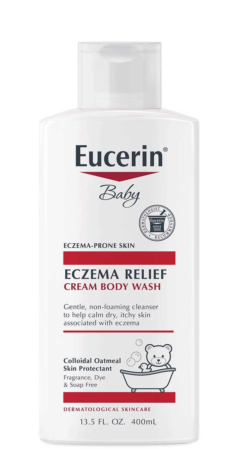 Sữa tắm dạng kem giúp làm dịu làn da khô, ngứa do chàm cho bé Eucerin Baby Eczema Relief Cream Body Wash 400ml USA