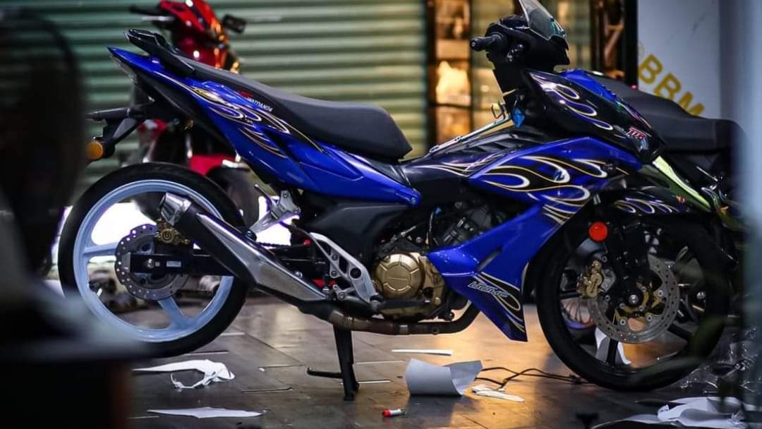 Tem winner x v2 bản lửa xanh đen cao cấp, tem thiết kế 3 lớp siêu đẹp