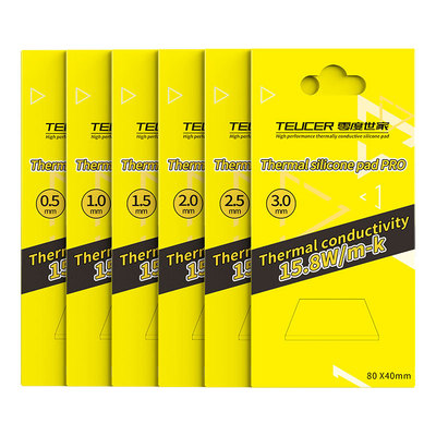 Miếng tản nhiệt Thermal pad Teucer độ dẫn nhiệt 15.8w/mk tản nhiệt VRAM chipset