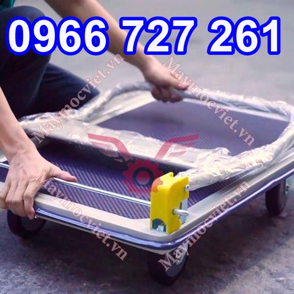 Thanh lý Xe Đẩy Hàng 4 Bánh Jumbo HB-210C Tải Trọng 300Kg tại Hà Nội