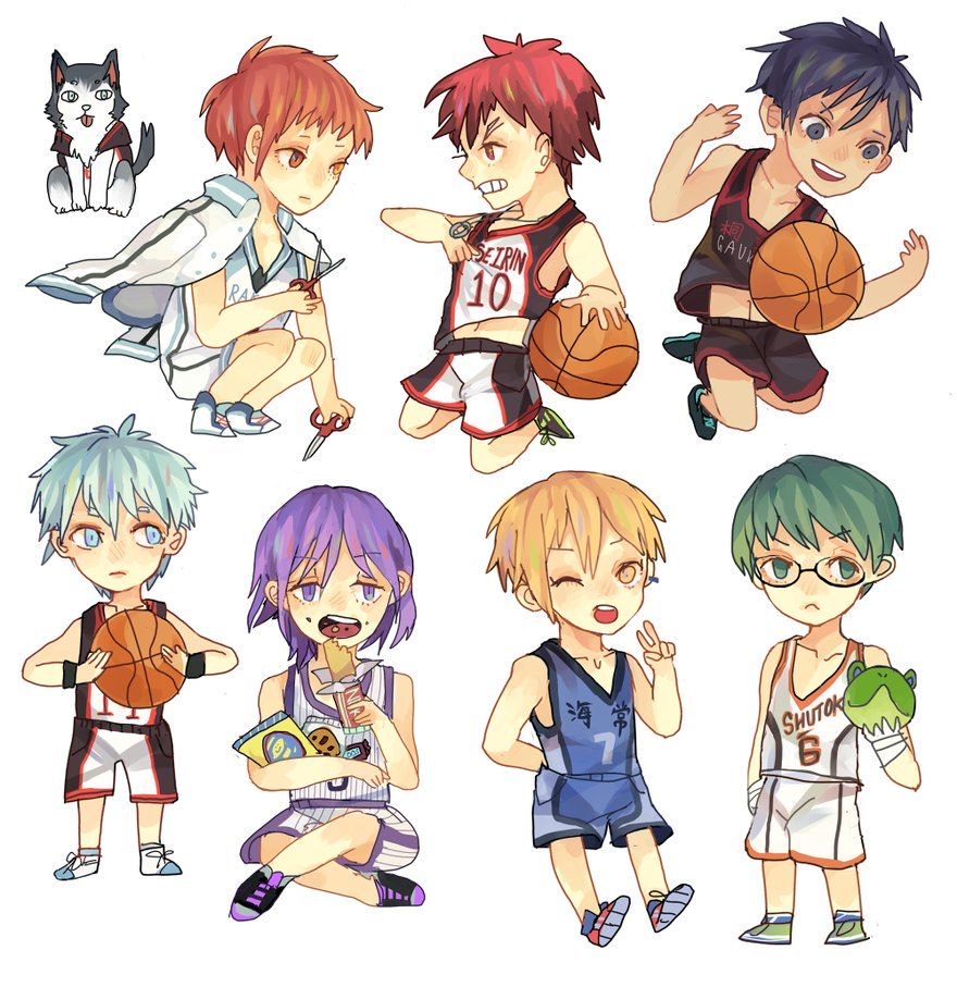 Sticker kuroko no basket Set 30-60 ảnh