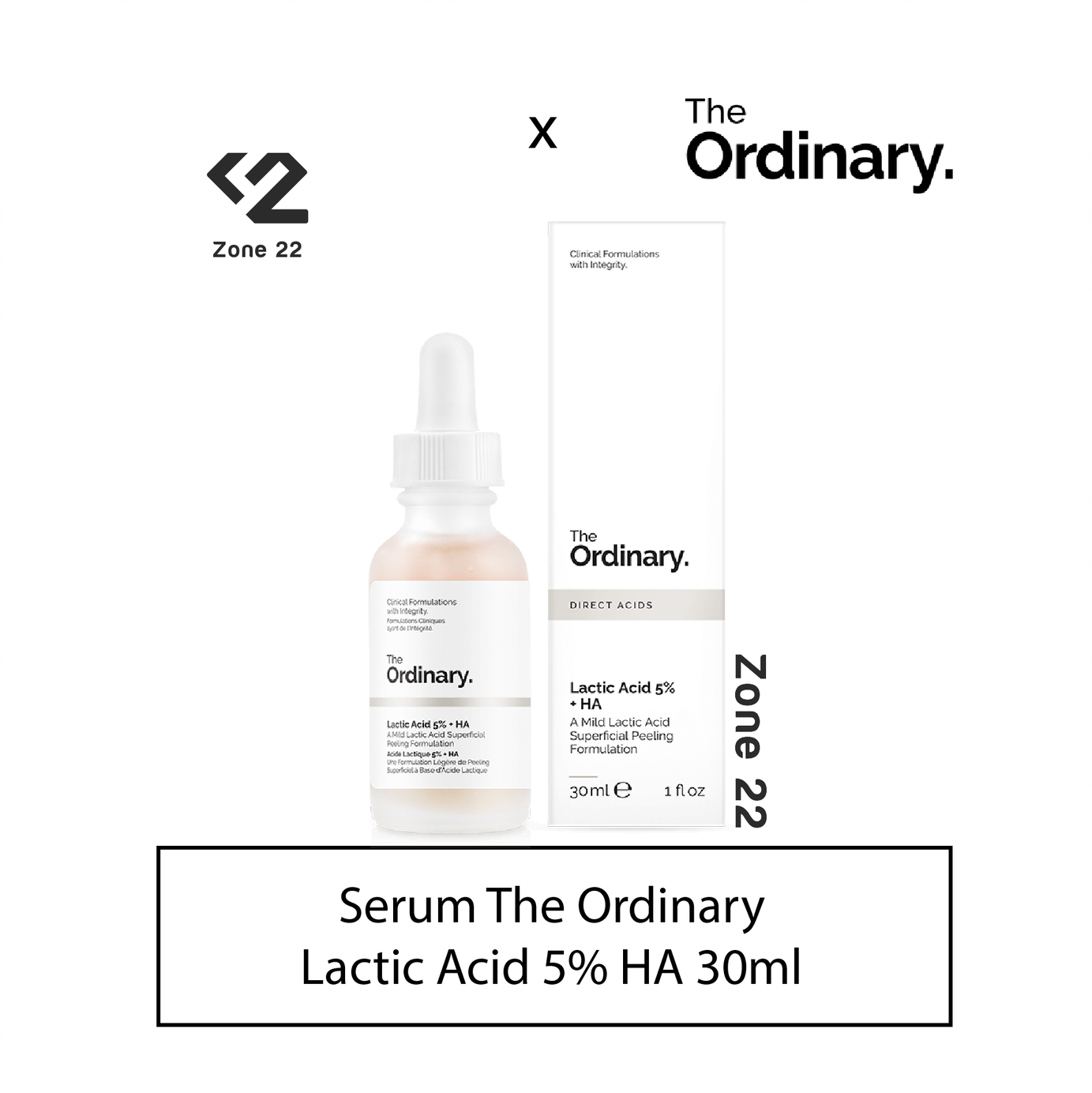 Serum the ordinary lactic acid 5% ha