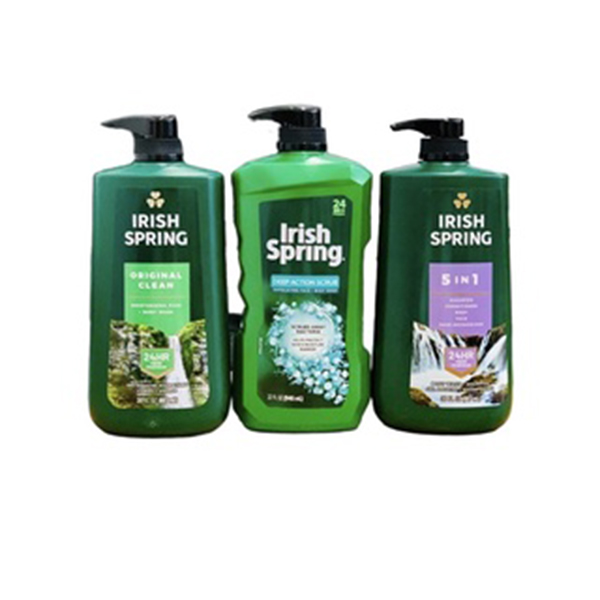 Sữa tắm irish spring vòi