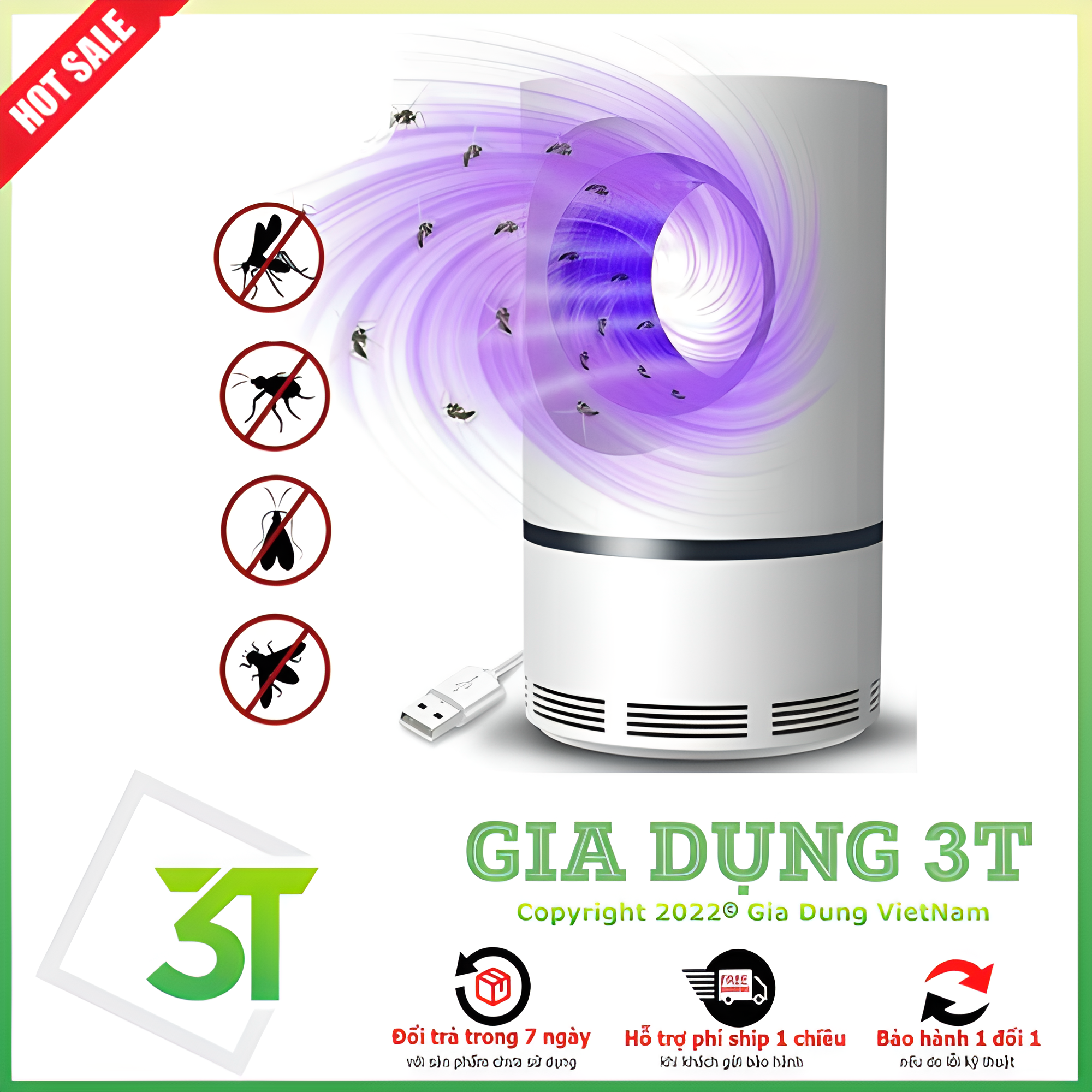 Đèn đuổi bắt muỗi thông minh, máy bắt muỗi, côn trùng cao cấp, hút muỗi hiệu quả, bảo hành 12 tháng