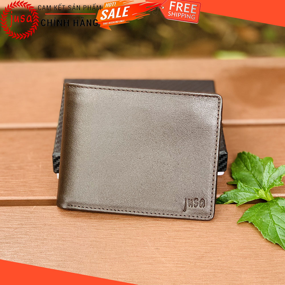 [HCM][ Siêu Hot Sale ] Ví Nam Da Bò Nappa Nhập Bóp Nam Da Bò Cam Kết Da Bò Full 100% Hàng May Thủ Công - Junsam ( Hình Shop Chụp )