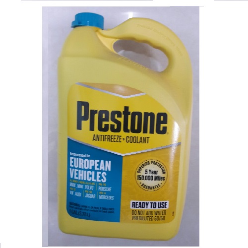 [HCM]Nước Làm Mát Prestone European chuyên dùng dòng Xe Mercesdes Audi BMW Volvo Saab Mini VW Jaguar Porsche