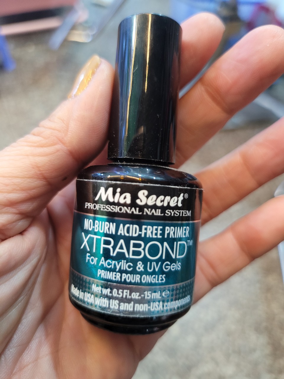 Liên kết bột primer xtrabond mia secret 15ml, liên kết bột mỹ cho dân làm móng