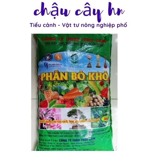 Phân bò đã qua xử lý Thủy cam chuyên dùng cho hoa, cây cảnh, cây ăn trái, rau sạch